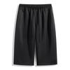 Summer Elastic Waist Plus Size Men's Cropped Pants Casual Pants