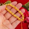 Vietnam Gold-Plated Heart Bracelet - Women's Fashion Hollowed-Out Design