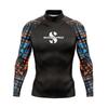Men Women Quick Dry Rash Guard Long Sleeve UV Protection Swim Shirt Surfing Snorkeling Diving Summer Water Sports