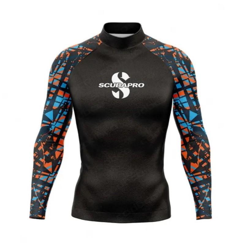 Men Women Quick Dry Rash Guard Long Sleeve UV Protection Swim Shirt Surfing Snorkeling Diving Summer Water Sports
