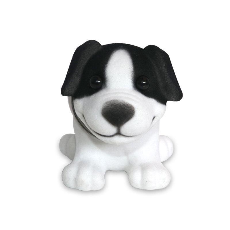 Creative Shaking Head Dog Ornament: Cute Car Dashboard Puppy Simulation