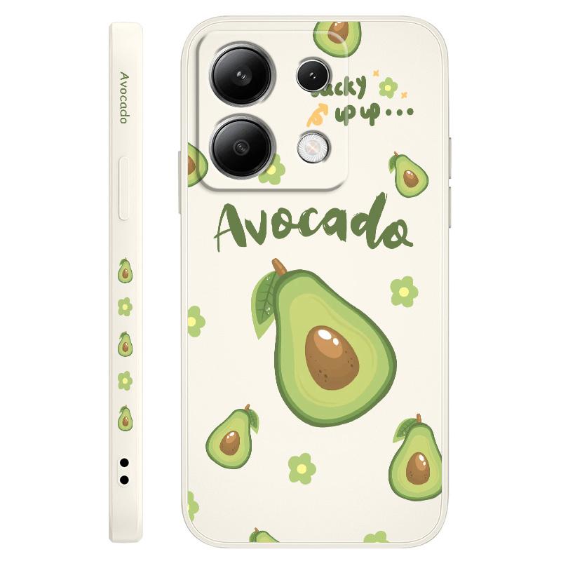

Pollen Avocado Phone Case For Xiaomi Redmi Note 14 13 12 12S 11 11S 10 10S 9 9S Pro Plus 4G 5G Liquid Silicone Cover Redmi Note 11