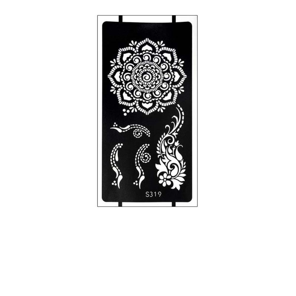 Lace Fake Tattoo Temporary Tattoo Template Legs Arm Henna Tattoo Decals  Women/Lady
