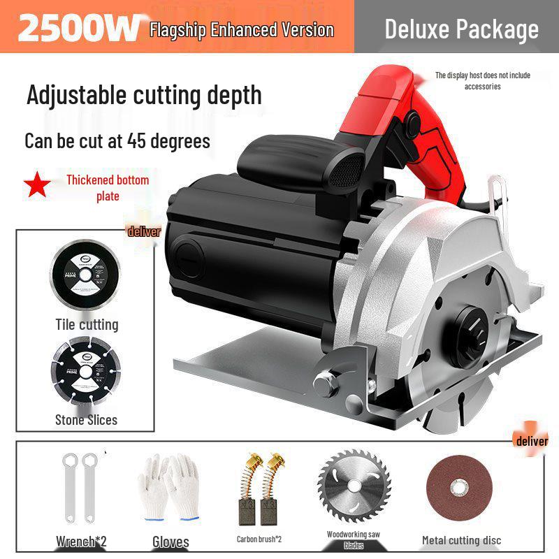 Multifunctional Handheld Electric Cutting Saw for Marble, Stone, Tile, and Wood