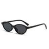 Retro Oval Shaped Small Frame Sunglasses European and American Men Women Trendy Round Face Slimming Street Hip-hop Sun Glasses