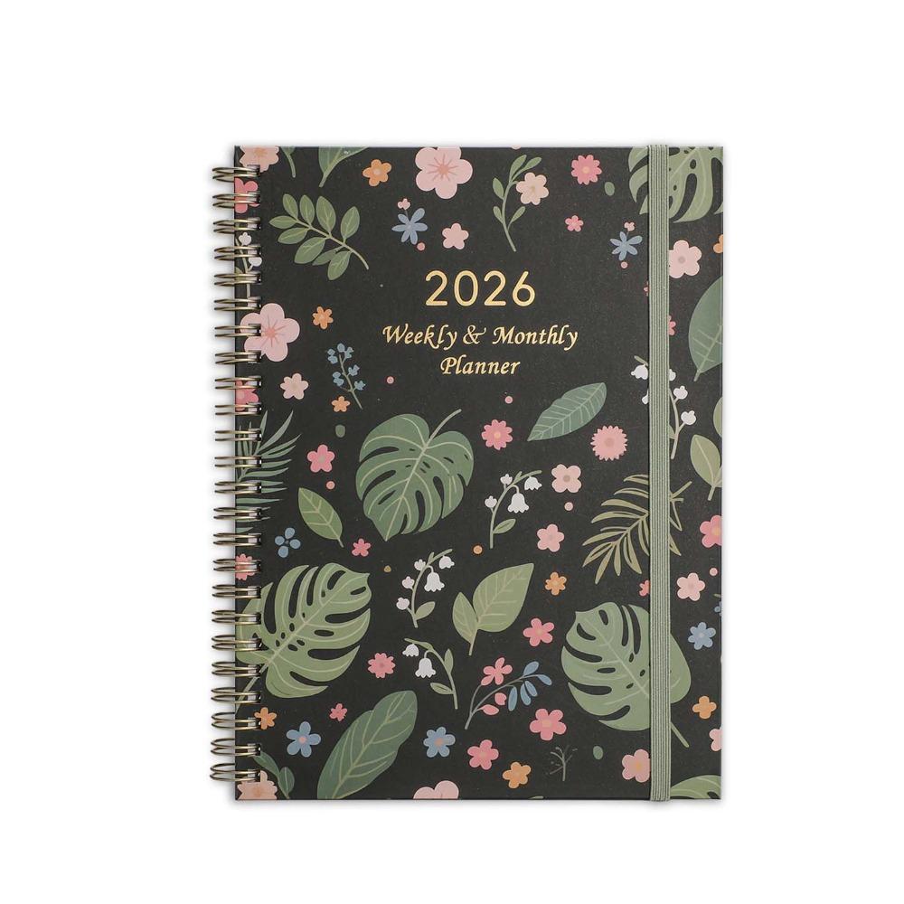 2026 A5 Weekly Monthly Planner Coil Notebook Diary Notebook  School Office Supplies