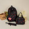 Schultasche neue koreanische Version ins Kirschmuster Rucksack Koreanisches Nischen-Design Schülerrucksack Literarisch Klein Frisch Schultasche