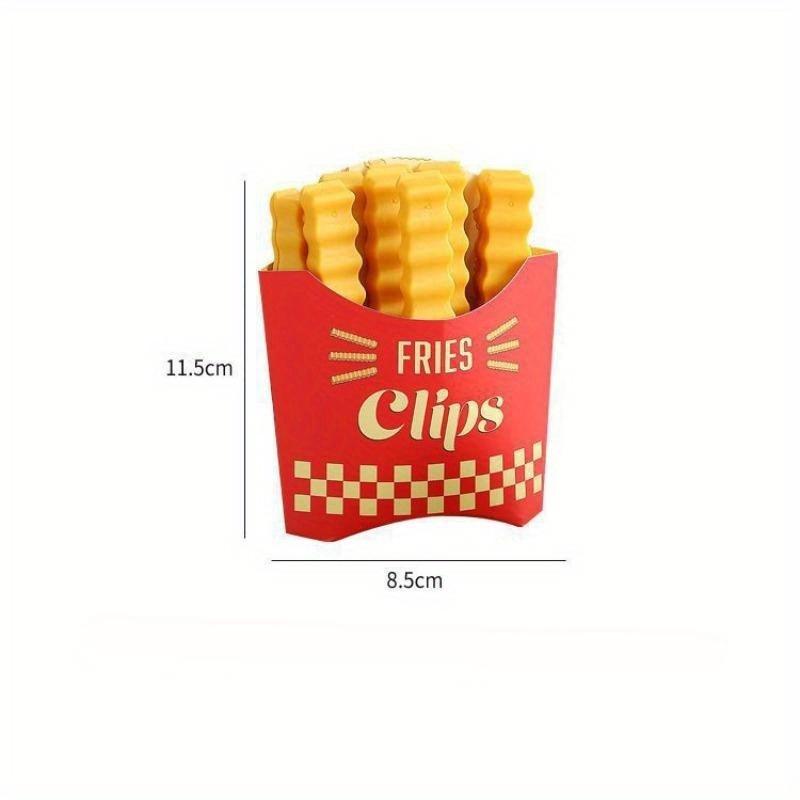 12 buc/set Clips Creativ Sigilator Cartofi Prăjiți Clips Sigilare Pungă Condimente Alimentare Clips Rezistent la Umiditate pentru Gustări Ambalate