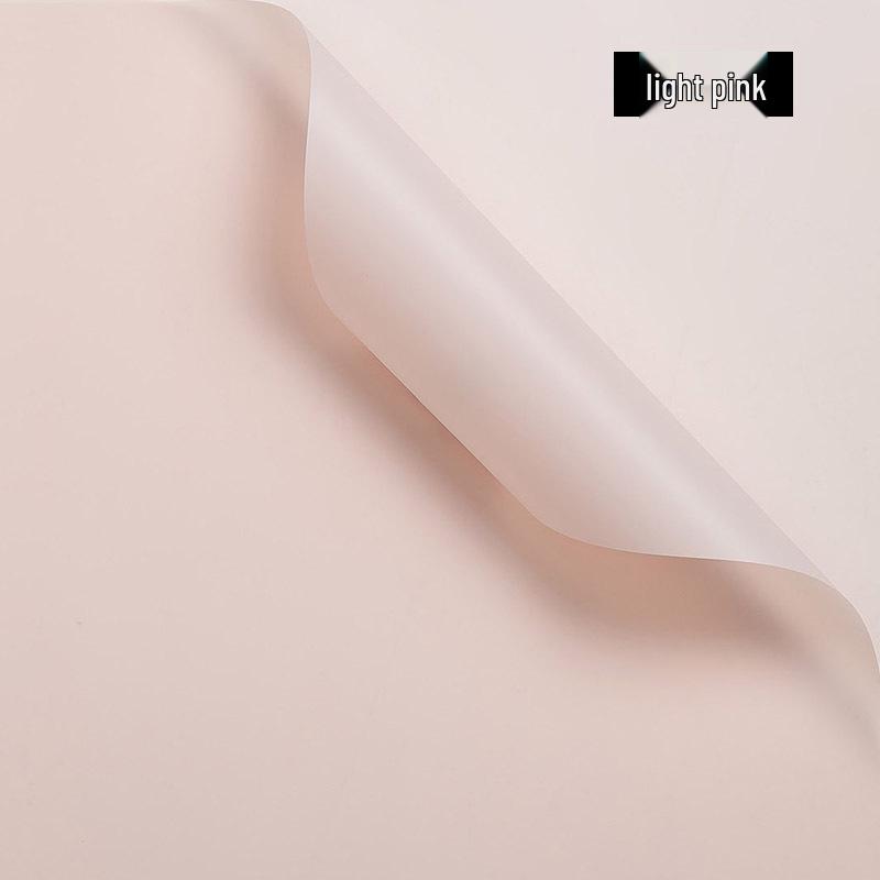 Solid Color European Fresh Flower Wrapping Paper for Bouquets - Korean Style Floral Art Gift Material.