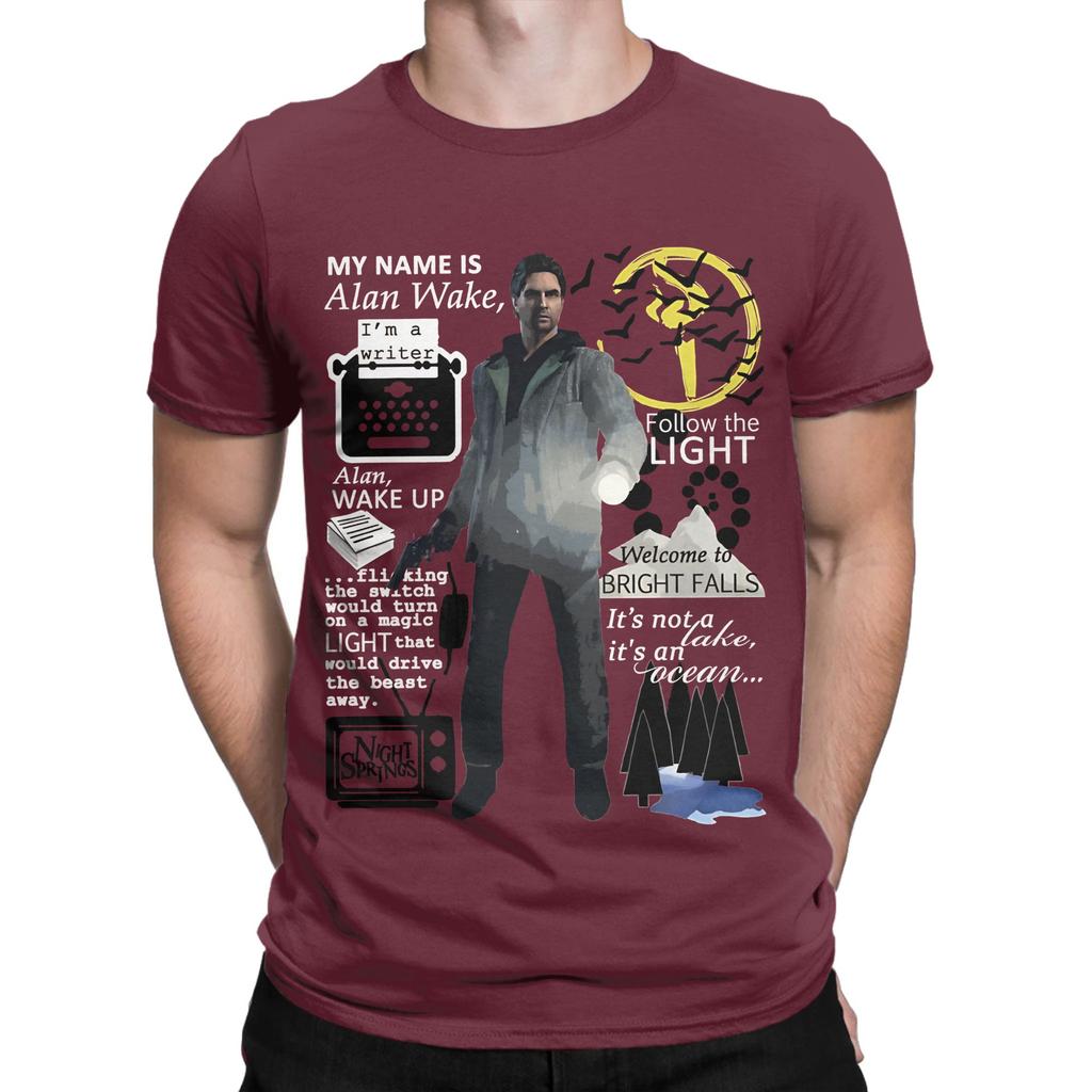 Maglietta Grafica Divertente Alan Wake 100% Cotone Magliette Alan Wake 2 Top Per Unisex