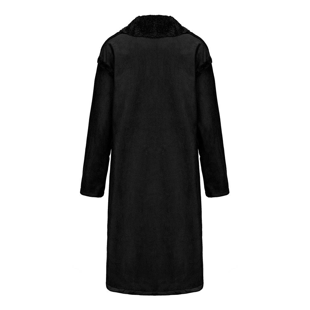 Herbst/Winter Kollektion: Herren Wildleder Plüsch Leder & Pelz Jacke - Verdickt, Warm, Integriertes Design