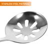 2pcs Stainless Steel Slotted Spoons for Cooking Serving Practical Household Utensils Perfect for Daily Use Parties