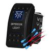 12v/24v Blue Led Light 5 Pin On Off SPST Rocker Switch 7 Pin On Off On ARB Carling Style Car Boat Waterproof Pump Push Switch