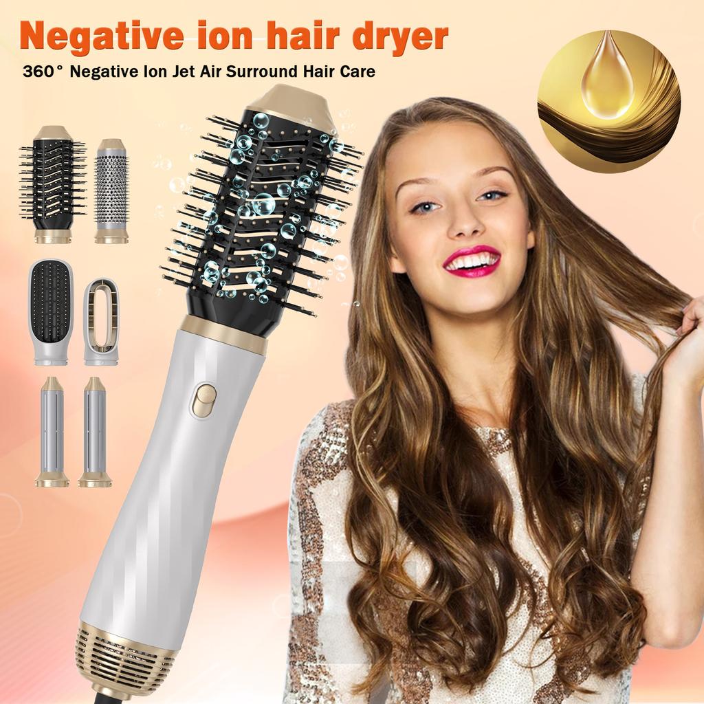 EU Warehouse Dropshipping Air Styler Auto Curl Hair Dryer and Styler 1000W High End Powerful Hair Dryer Multi Styler With 6 In 1