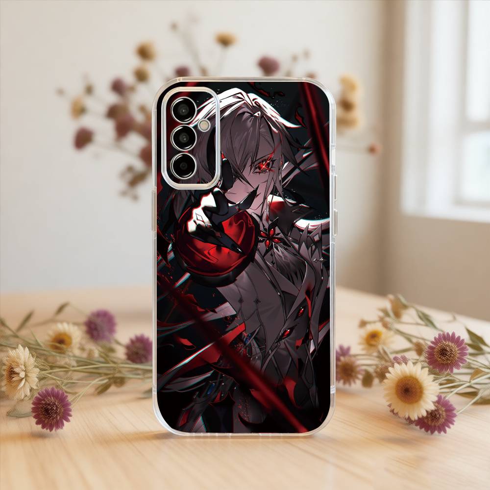 

Genshin Impact Arlecchino Phone Case Transparent Silicone Soft For SamsungA10,12,20,21S,30,31,40,50,51,52,70,71 Samsung a12
