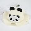 Cute Panda Straw Hat For Travel Beach Kids Summer Sun Protection Fisherman Cap Children Sunscreen Basin Caps 2-6Year Baby Visors
