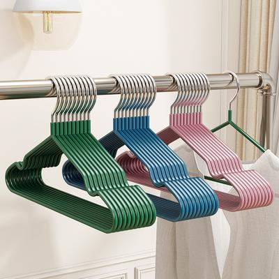 10 pezzi Gruccia in plastica immersa, gruccia ispessita, supporto per adulti senza cuciture, gruccia per bambini, antiscivolo, uso domestico