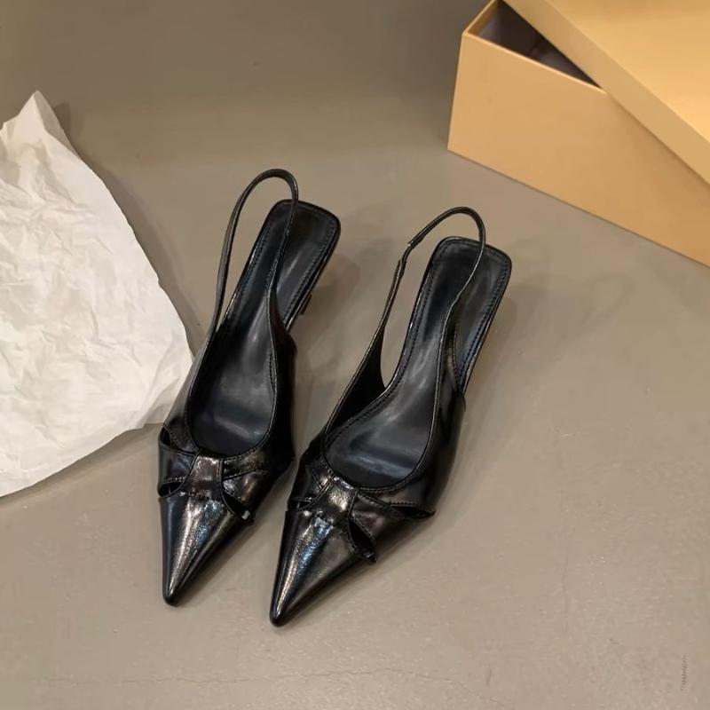 Fashion 2025 French Elegance  High Heel Open Toe Sandals Women's Shoes Hot Sale of The Season New Summer Pointed  Single Shoes