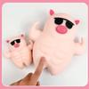 Realistic Muscle Pig Stress Relief Toy Tpr Material Durable Animal Figurine