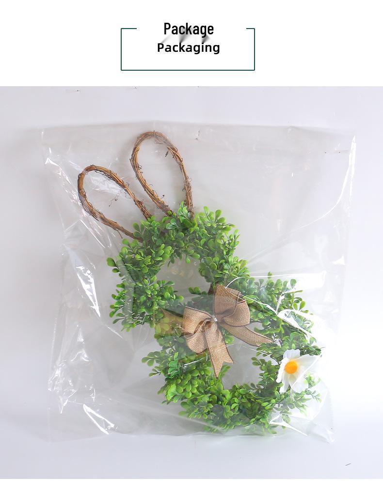 2026 Easter Wreath: Simulated Greenery, Dry Branches & Rabbit Decor for Wall Hanging