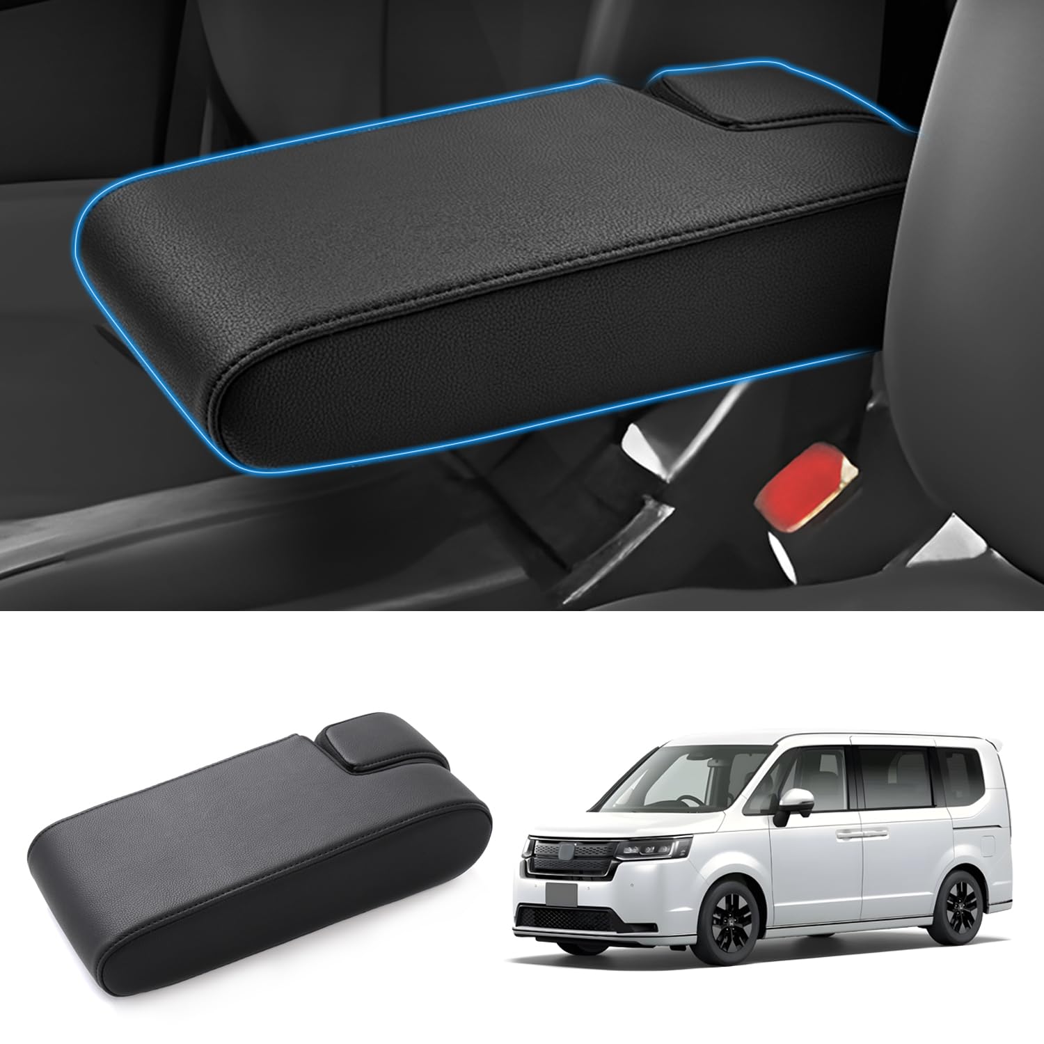 

Auto Spec Honda Step WGN Spada RP8 Сиденье Воздух ПУ Кожа Легко Уменьшает Детали Интерьера Step WGN RP6, RP7, Подлокотник Водителя, Подлокотник, Правый Руль,