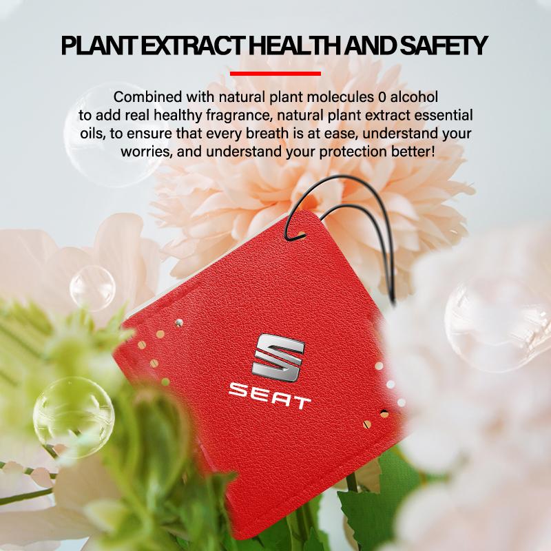 Přívěsek na parfém do auta Osvěžovač vzduchu Závěsný znak s vůní pro SEAT Leon FR 5 6 MII Altea 5F Ibiza Toledo Cordoba Alhambra MK3