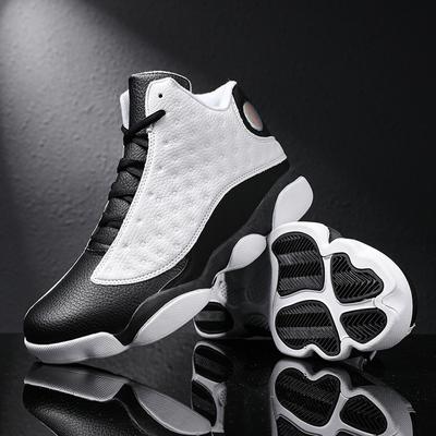 Scarpe da uomo taglia grande AJ13 scarpe da basket panda studente moda combattimento reale sneakers alte scarpe sportive casual da uomo marea