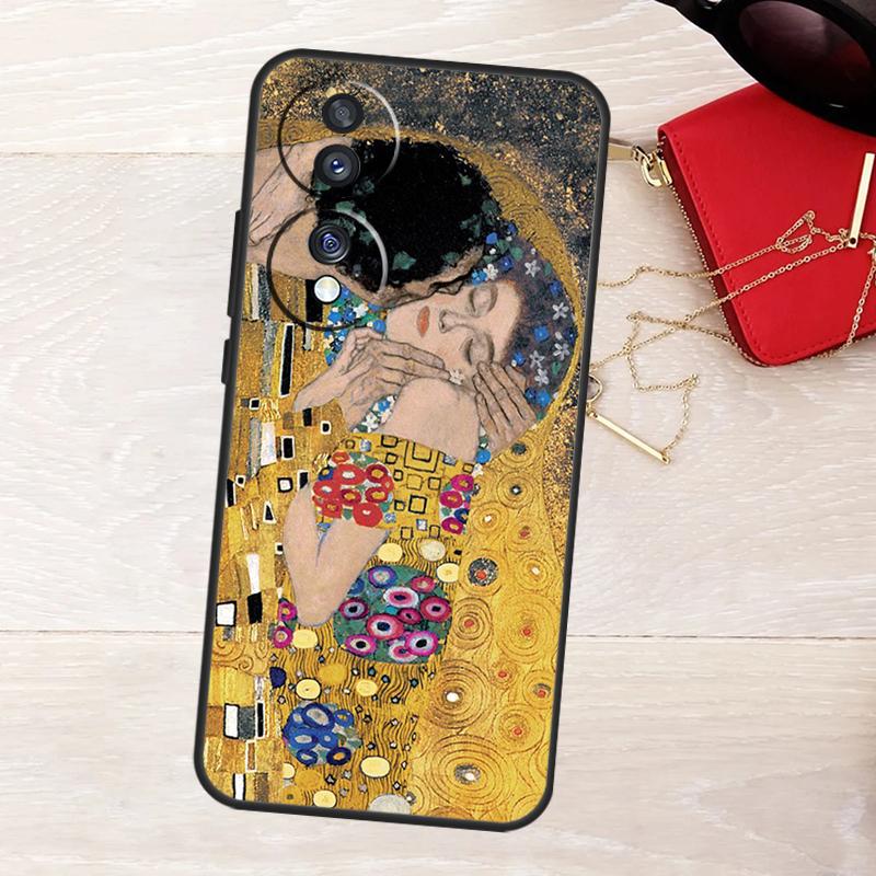 The Kiss Gustav Klimt Painting Case For Honor Magic 8 5 6 7 Lite X9a X9b X9c X9d X8b X8c Win RT 50 70 90 200 400 Pro Cover