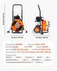 Drain Cleaner Machine 30m x 9.5mm, Auto Feed Sewer Snake Auger on Wheels, Portable Drain Cleaning Machine with 4 Cutters & Air-activated Foot Switch
