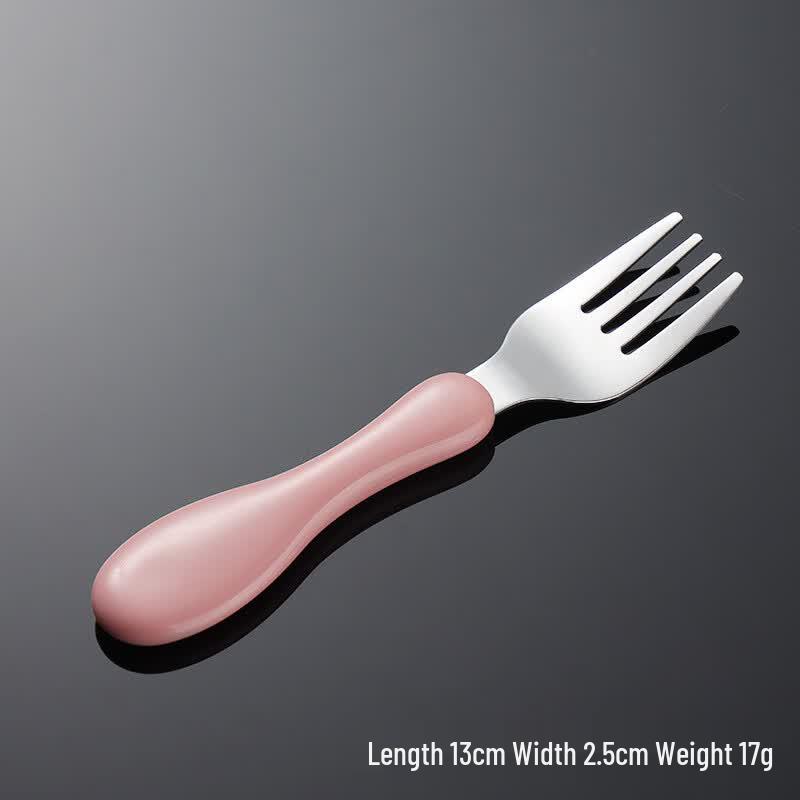 Qianxing Kids 304 Stainless Steel Portable Fork & Spoon Set