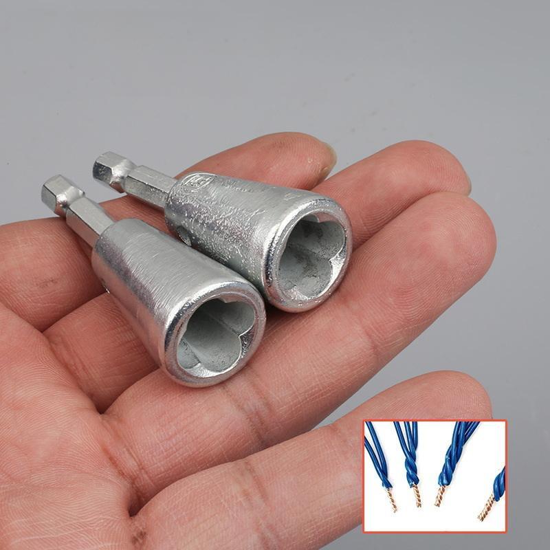 1Pc Wire Twisting Tools Quickly Twister Electrician Artifact For Power Drill Drivers Twisted Connector Cable Device Multi-Tool