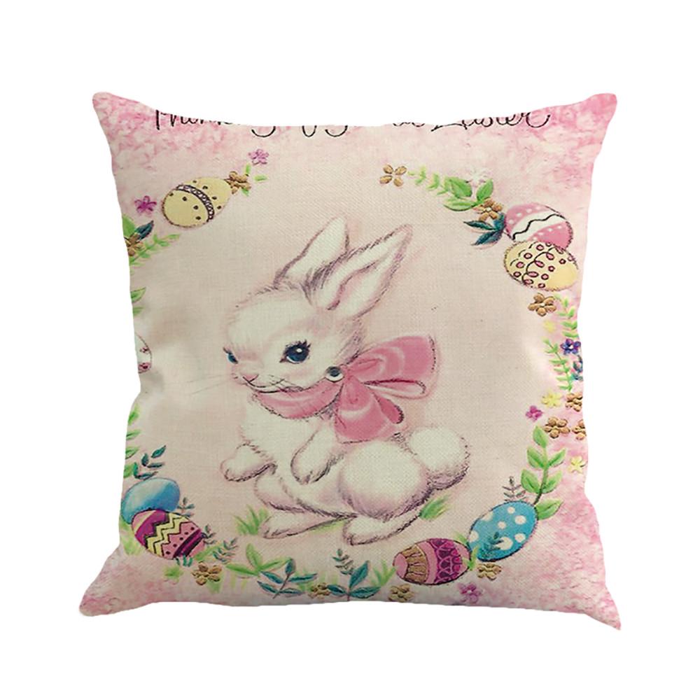 Easter Sofa Bed Home Decoration Festival Pillow Case Cushion Cover