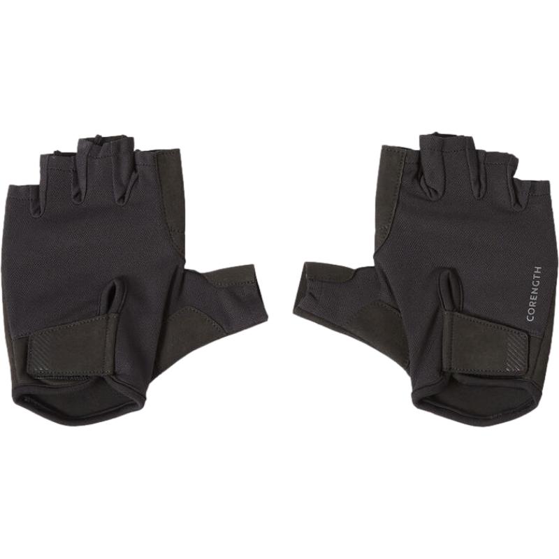 Decathlon TCI100 Half-Finger Sweat-Wicking Fitness Gloves