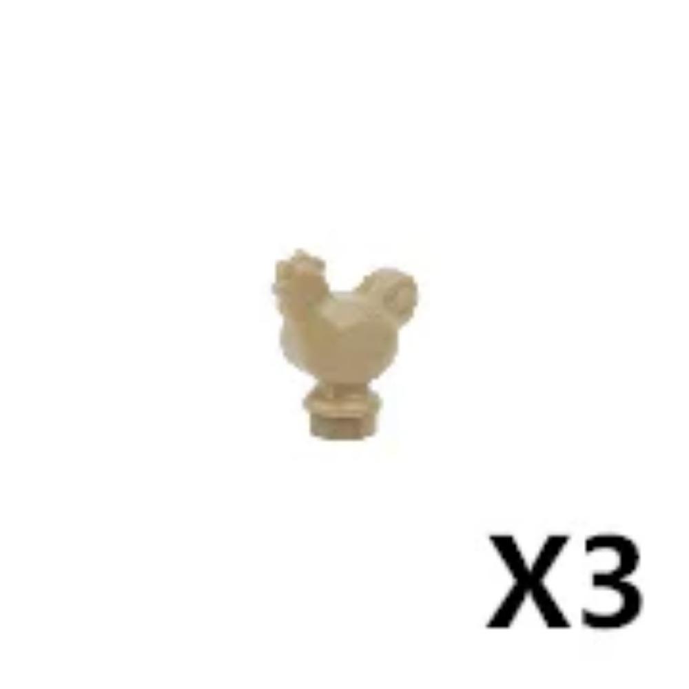 MOC ZOO Farma Zvířat Stavební Kostky Sova Ještěrka Chobotnice Veverka Prase Pes Kuře Kočka Holub Myš Vlk Králík Mini DIY Kostka K060