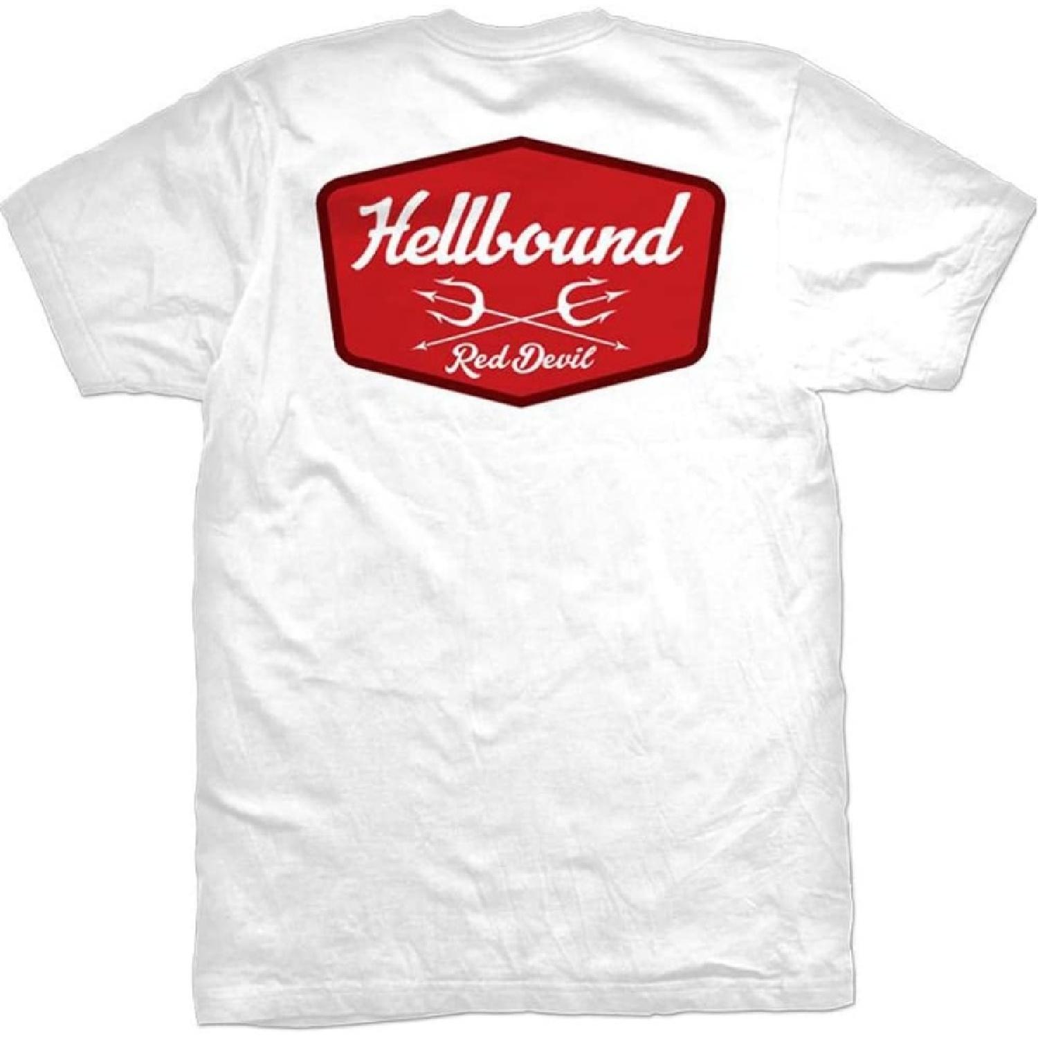 RED DEVIL CLOTHING Hellbound Badge T-Shirt XXXXXL белый
