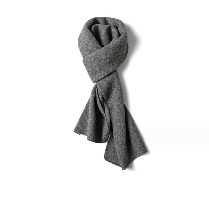 Knitted cashmere scarf men's and women's winter thickened long cashmere scarf foreign trade single protection shoulder and neck shawl