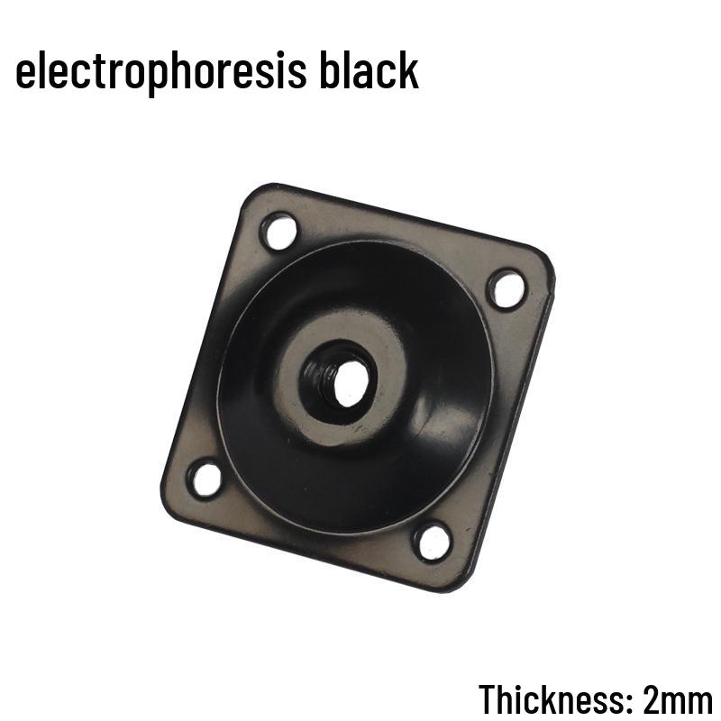 9° Black Wooden Leg Connector: Small Inclined Piece for Coffee Table Hardware