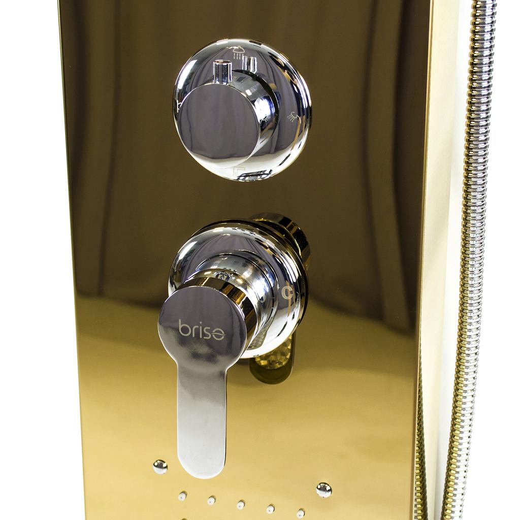 GOLD Duschpaneel Armatur