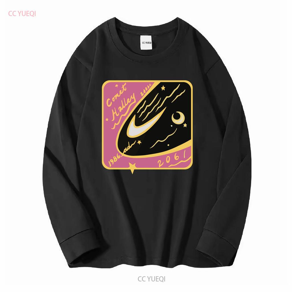 Rare L 1985 Halleys Haley S Comet Movie Promo T Shirt Vintage 80s Space New Long or Short Sleeves Vintage Washed Slightly