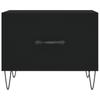 Coffee Tables 2 Pcs Black 50x50x40 Cm Engineered Wood