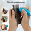 Wooden Handle Carving Knife Electric Carving Pen Household Handmade DIY Tools Sharp Arts Handicrafts Cutting Crafting TMZ