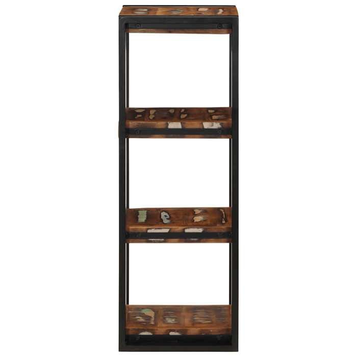 VidaXL Étagère murale multicolore 35x35x100cm bois massif récupération, étagère flottante, étagère de buanderie, étagère 4015936
