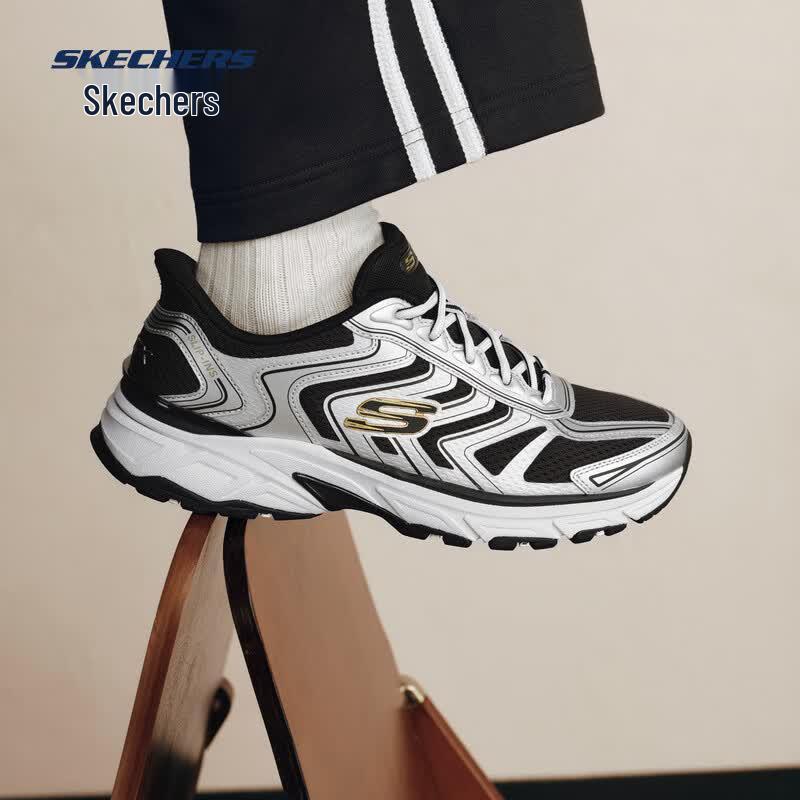 Skechers Men s Silver Wing Flash Sport Shoes 233150 7.5