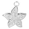 6pcs No Fade Sea Wave Shell Marine Organism Stainless Steel Charms For Jewelry Making Supplies DIY Women Men Pendant Waterproof