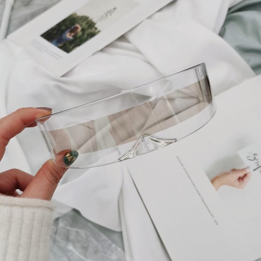 Sense of Science and Technology Integrated Women Men Sunglasses Laser Eyeglasses Mirrored Lens Eyewear Unisex Sun Glasses