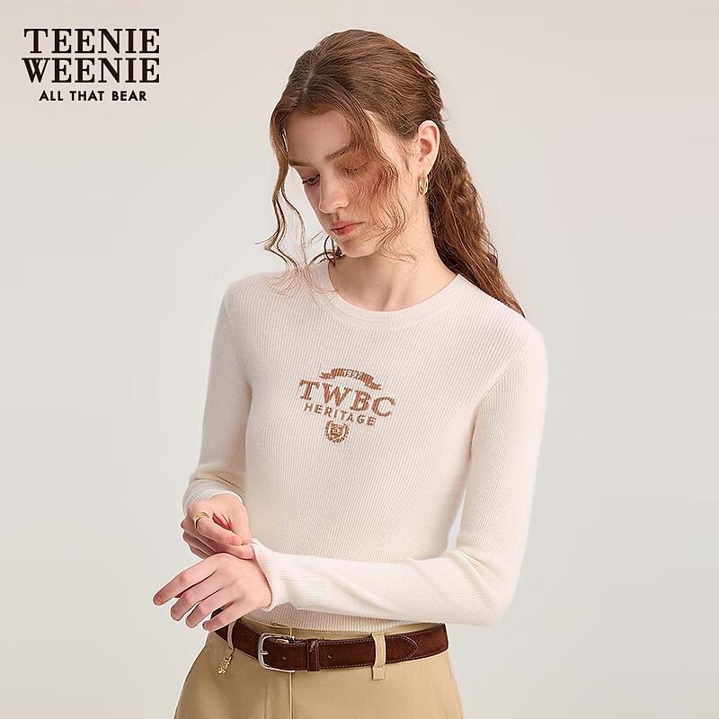 Teenie Weenie Women's Bear Wool Blend Knit Sweater