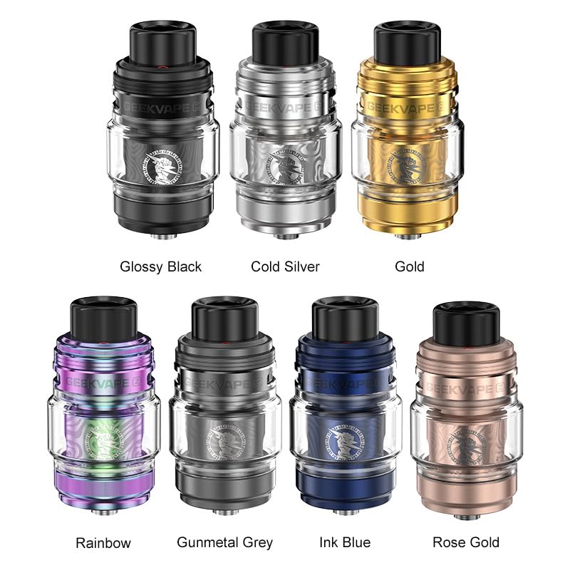Geek Vape Z Fli Tank 2 Atomizer 5.5ml (29mm) Z Fli Tank Atomizer Electronic Cigarette Vape (Gold)