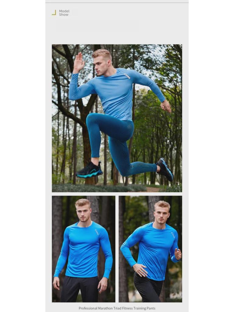 Ultra-Light Long-Sleeve Quick-Dry Running T-Shirt for Marathons