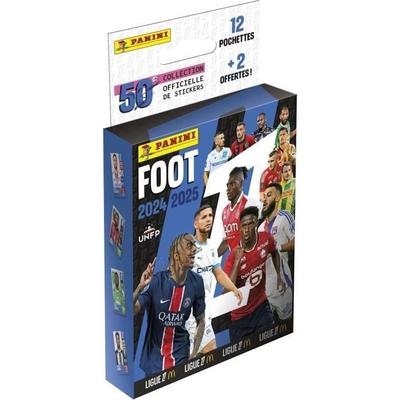 Blister - PANINI - Foot Ligue 1 2024-2025 - McDonald's - 12 saszetek - 2 gratis - 98 naklejek