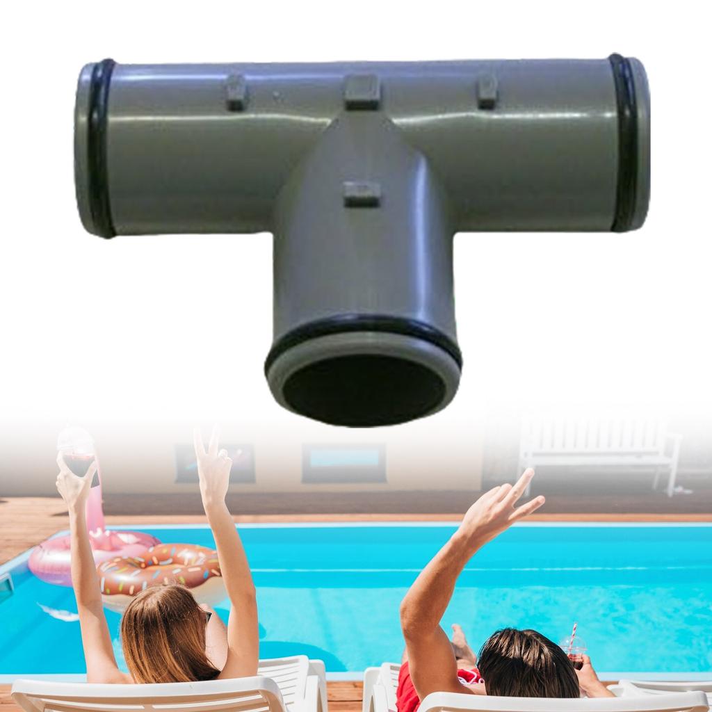 T Joint Pool Hose Adapter for P6362 Swimming Pool T Joint Pool Hose Connector Coupling Hose Extender Connector